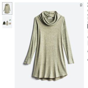 Nine Britton Marby Cowl Neck Hacci Knit Dress